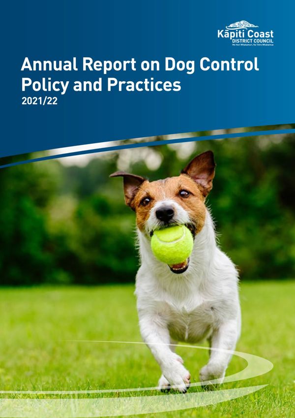 Annual Dog Control Report 2021 22