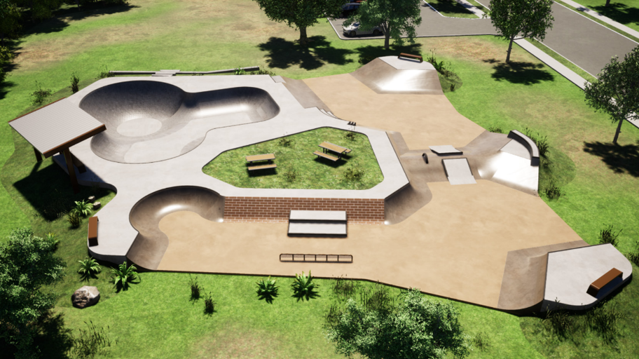 Skatepark Overview.