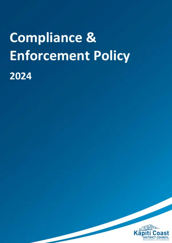 Compliance And Enforcement Policy 2024
