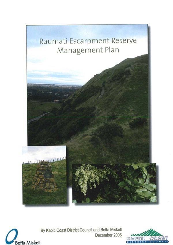 Raumati Escarpment Reserve Management Plan 2006