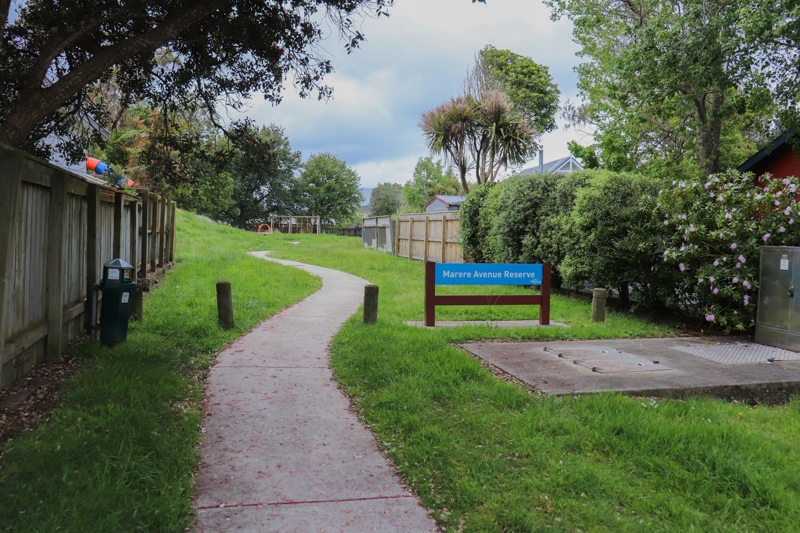 Marere Avenue Reserve entrance