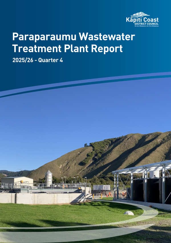 Paraparaumu Wastewater Treatment Plant Report 202526 Quarter 4