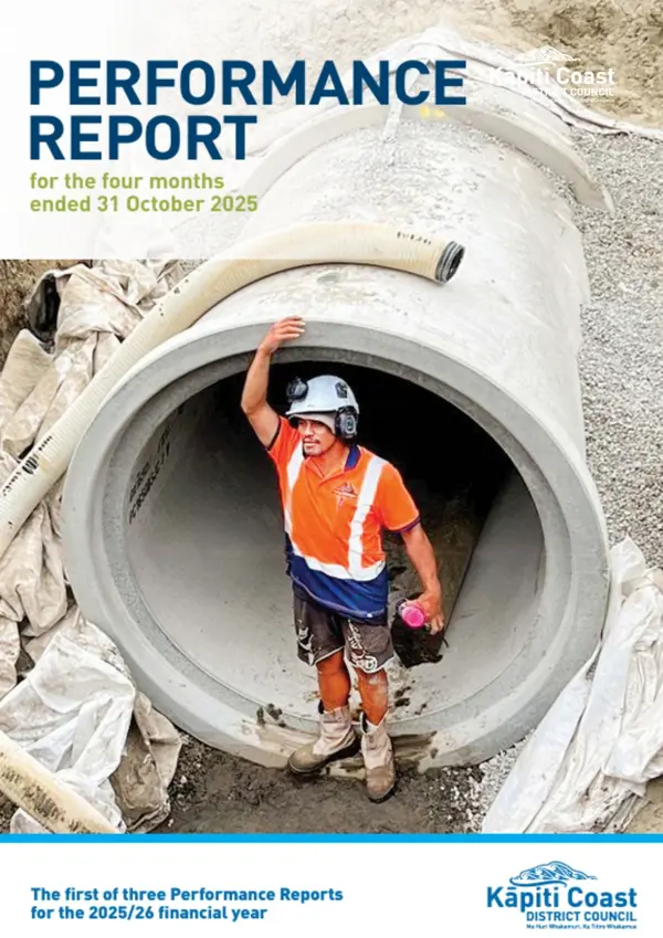 Council Performance Report For The Four Months Ended 31 October 2025