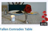 Fallen Comrades Table