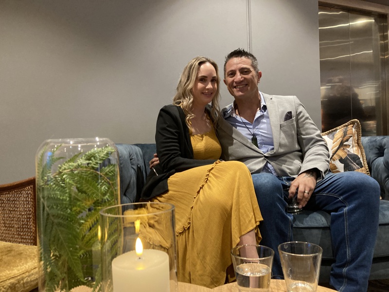 Michelle Davies and Charlie Rudd enjoyed the evening.