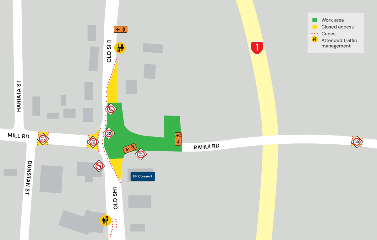 1609 KAP Mill Rd Old SH1 Roundabout MAP 2 Ff