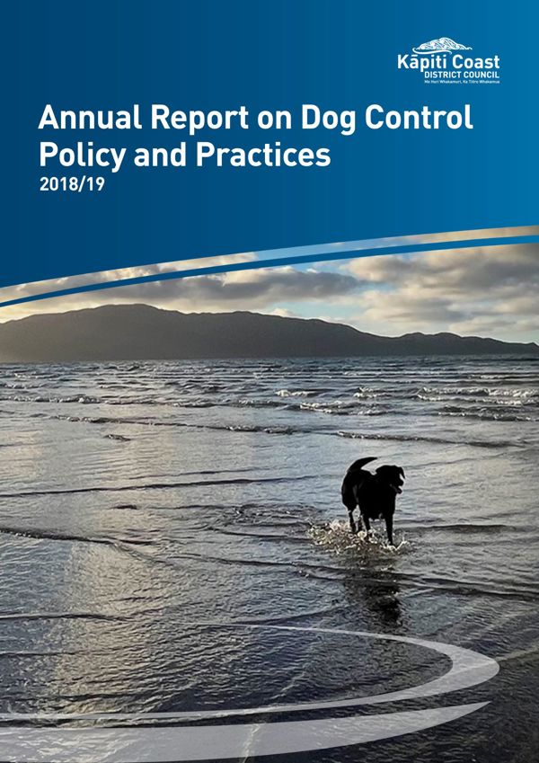 Annual Dog Control Report 2018 19