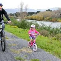 Cycling the Ōtaki River trail as a family thumbnail