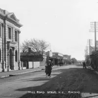 The Ōtaki Bank of New Zealand, circa 1920. Built in 1918, the front was altered in 1967 when it was the Ōtaki Borough Council building. It is now the Ōtaki Museum. Photo: Ōtaki Historical Society Inc. thumbnail