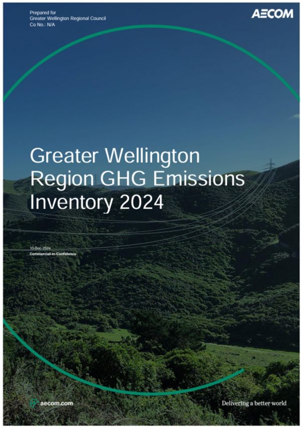 Greater Wellington Region GHG Emissions Inventory 2024