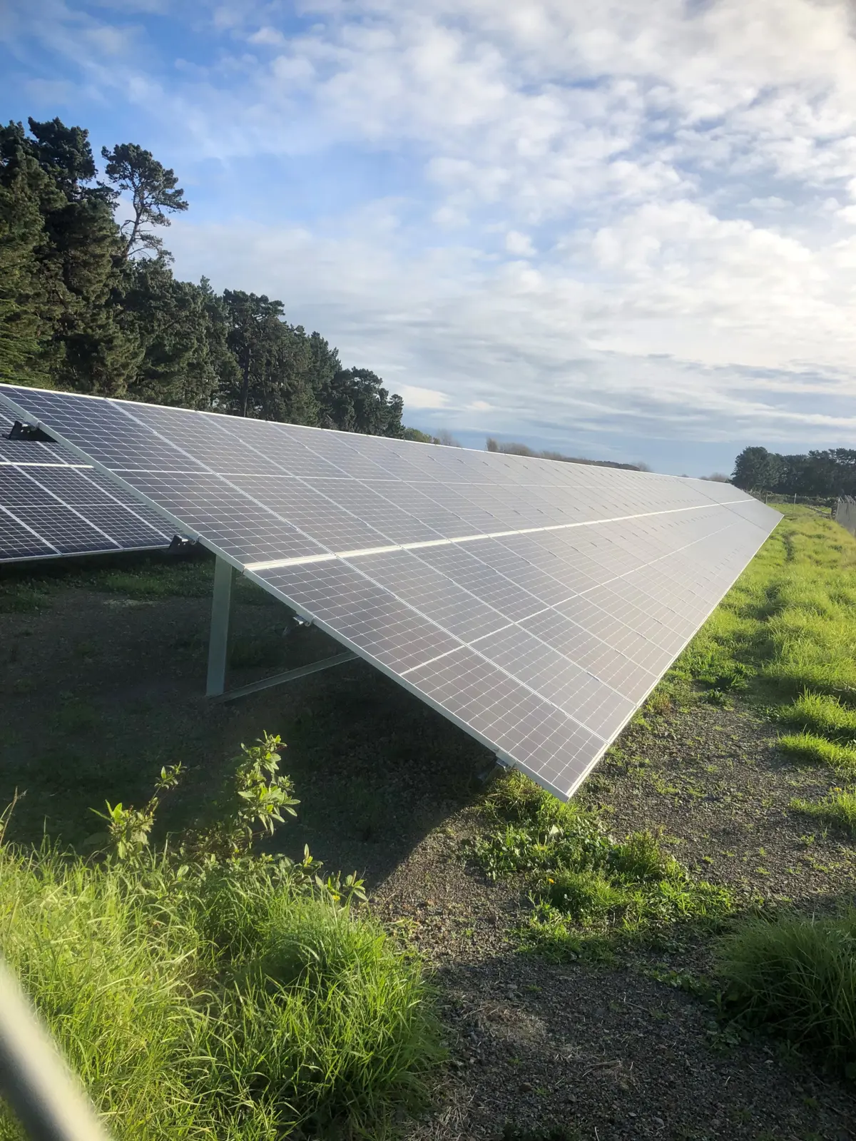 Solar power installation