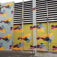 Frances Hodgkins mural by Kate Hartmann and Ruth Robertson Taylor – west facing (Waikanae Library) thumbnail