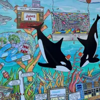 Under Kāpiti Captured – orca detail thumbnail