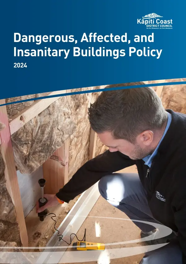 Dangerous, Affected, And Insanitary Buildings Policy 2024