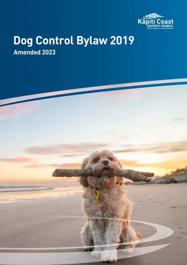 Dog Control Bylaw 2019 (Amended 2023)