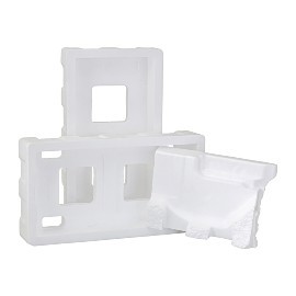 Image of polystyrene, which can't be recycled