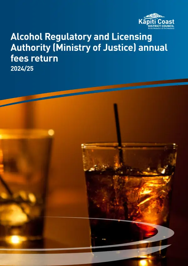 Alcohol Regulatory And Licensing Authority (Ministry Of Justice) Annual Fees Return 2024 25