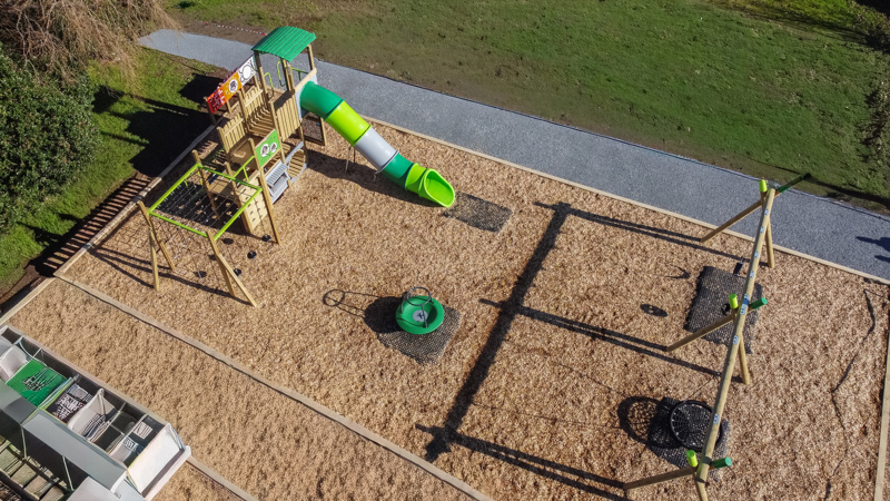 Gandalf Crescent playground birds eye view