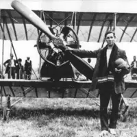 JWH Scotland and Caudron C Biplane at Ōtaki 1914 thumbnail