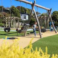 Swings at Lorna Irene Drive Reserve thumbnail