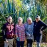 (Left to right) Ngati Haumia Kaiwhakahaere Karl Farrell, and renowned weavers Margaret Jackson, Brenda Tuuta, and Raima Kingi - Thumbnail