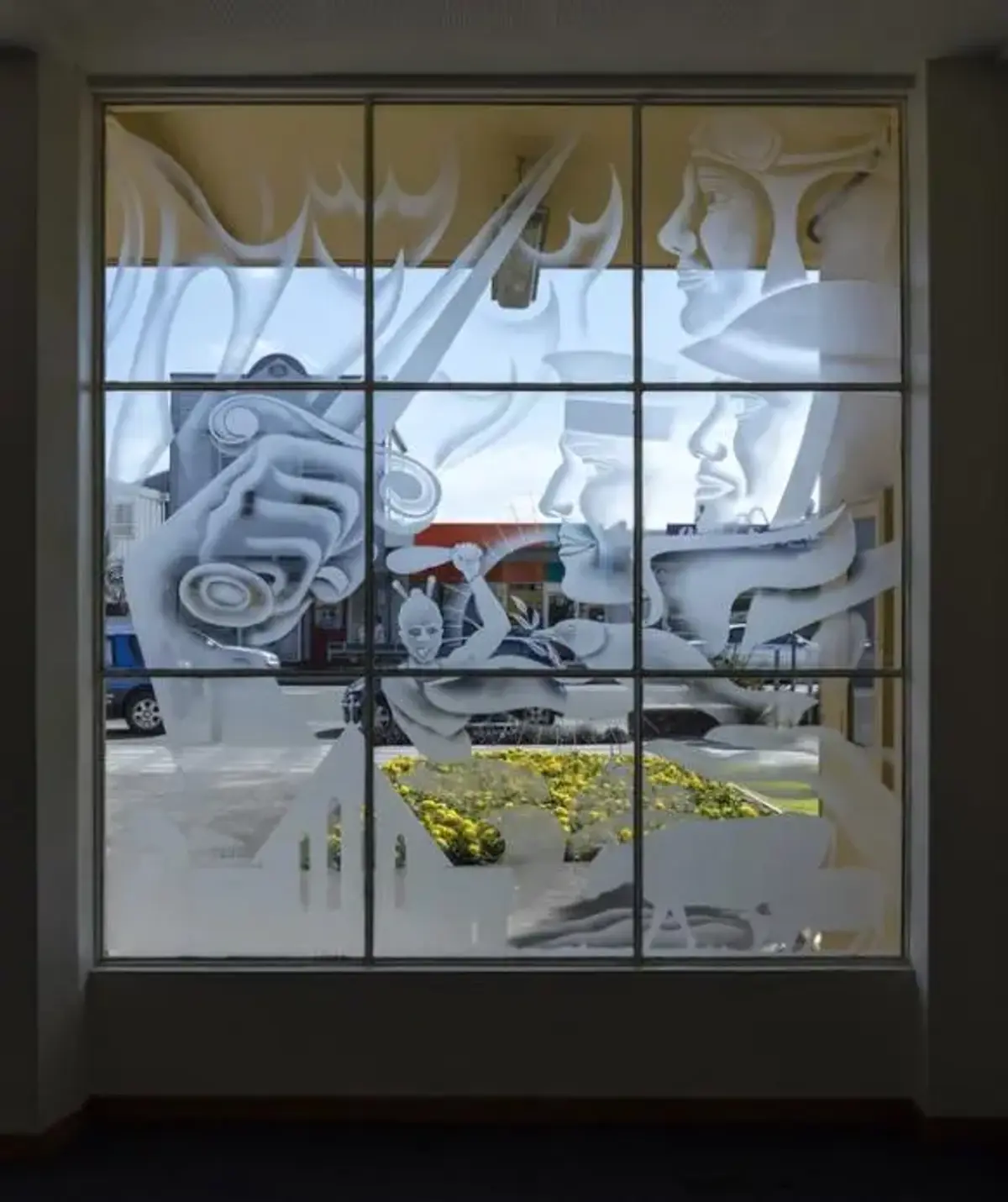 Ōtaki War Memorial Hall Windows