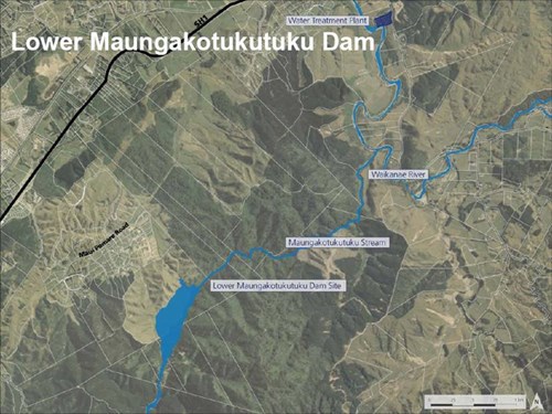 Lower Maungakotukutuku Dam site