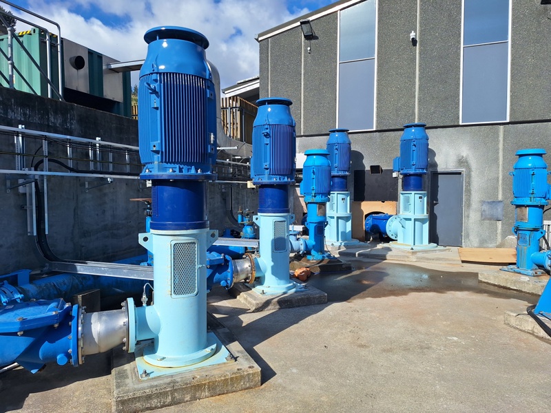 New Turbine High Lift And Backwash Pumps