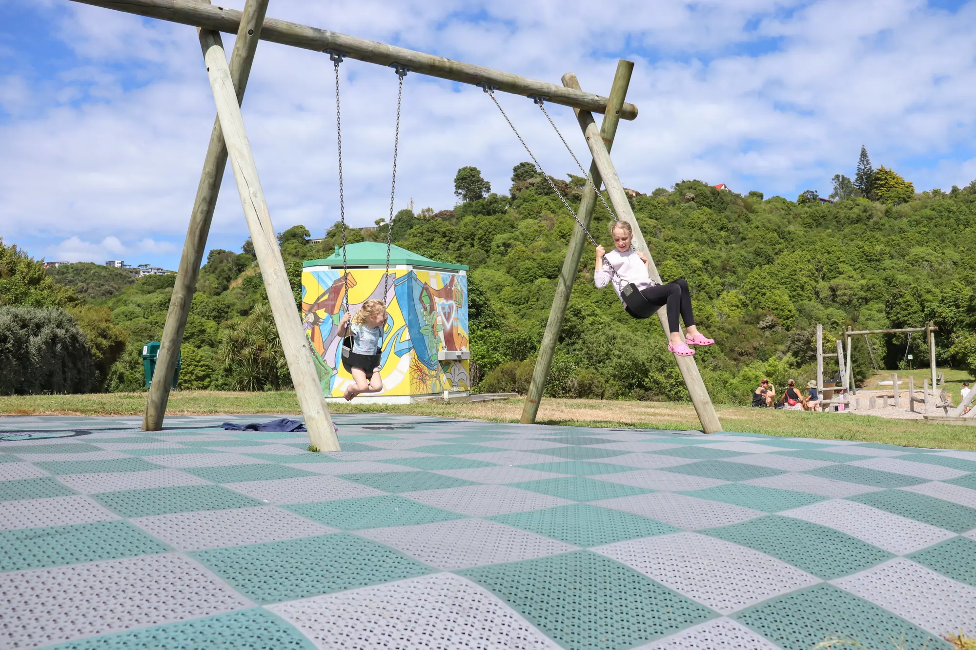 Kaitawa Reserve swings