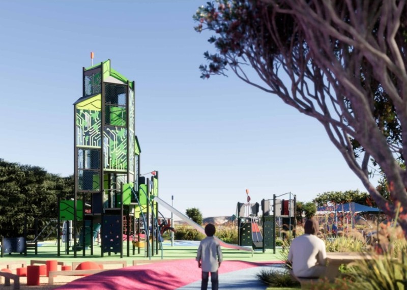 Waikanae Park Upgrade Plans Playground tower
