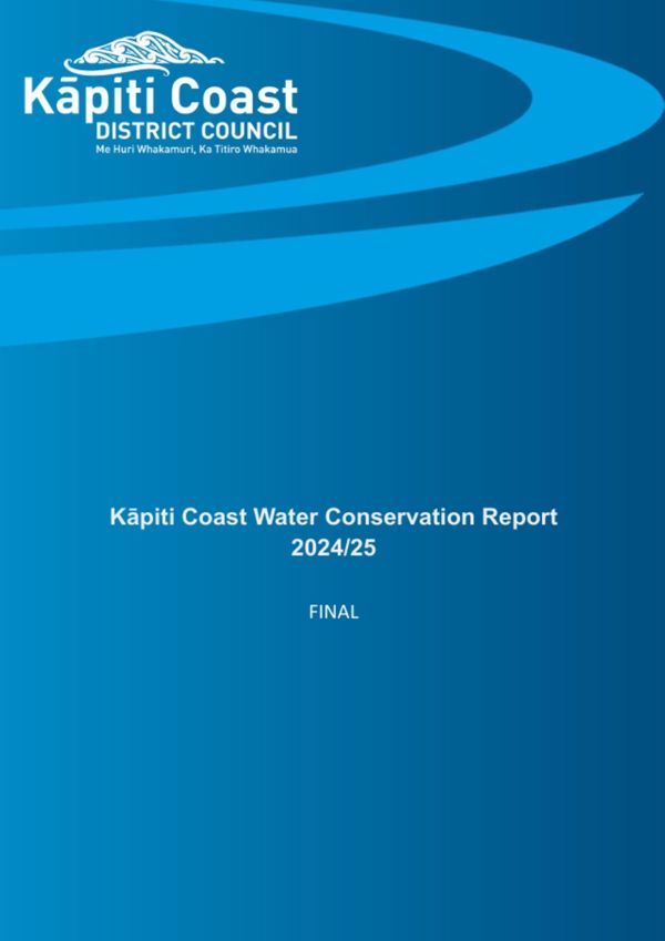 Kāpiti Coast Water Conservation Report 2024 25 (2)
