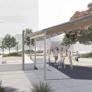 Perspective View Of West Plaza 2 - Thumbnail