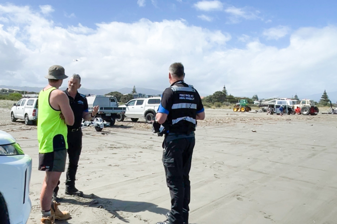 Driving On The Beach Patrol