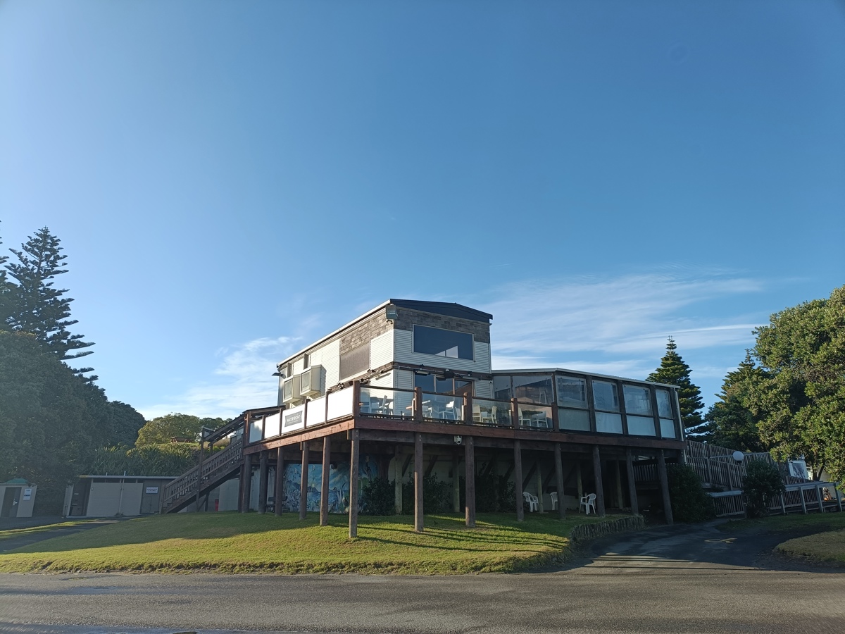 Outside of Raumati pool building