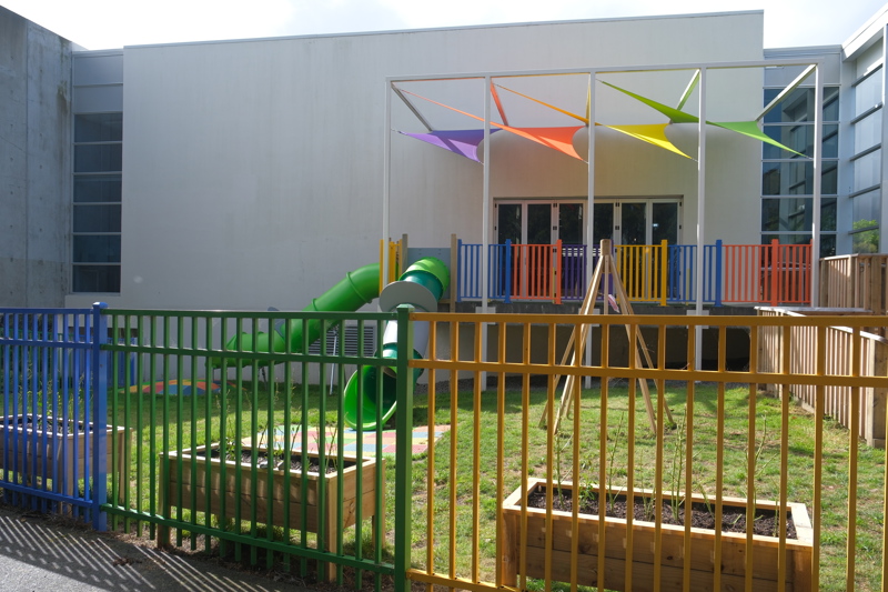 Library Play Space fence view (1)