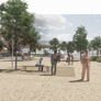 Perspective View Of West Plaza - Thumbnail