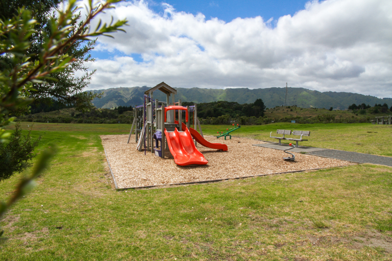 Pharazyn Reserve seats and play area