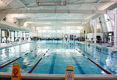 Image of the swimming lanes at Ōtaki Pool