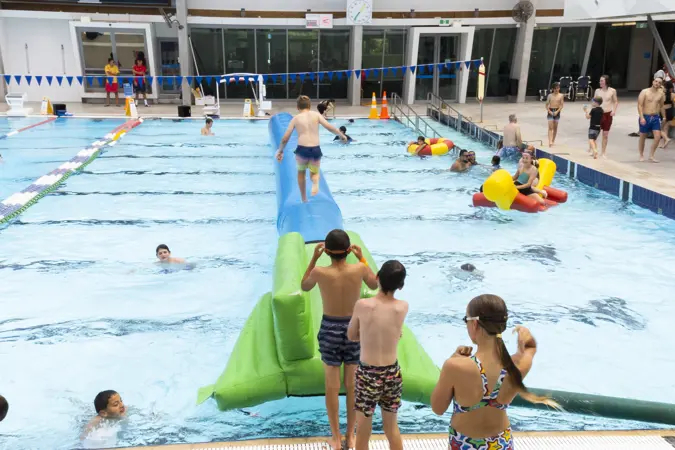 SPLASH! inflatables at Coastlands Aquatic Centre