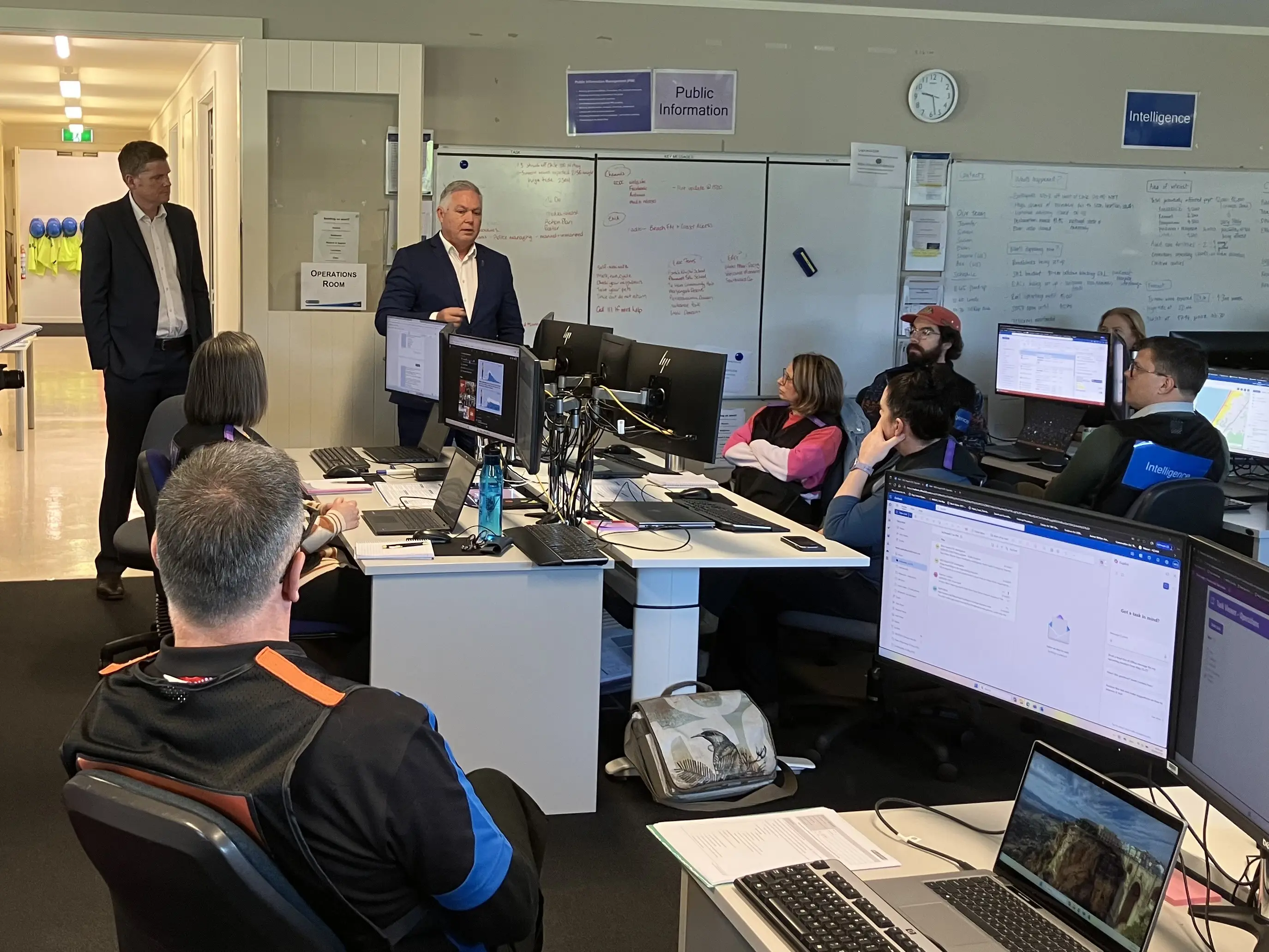 Minister Mitchells Visit To EOC 30092025