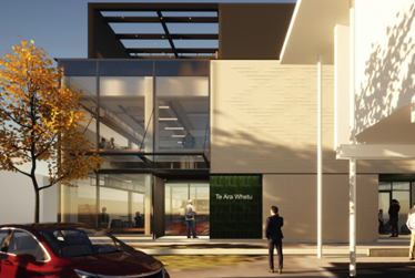 Early construction begins on Te Ara Whetū, the new library for Waikanae