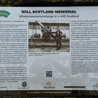 Will Scotland Memorial information sign. thumbnail