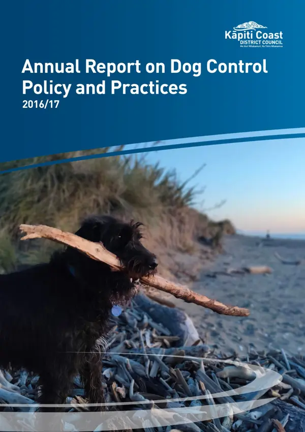 Annual Dog Control Report 2016 17