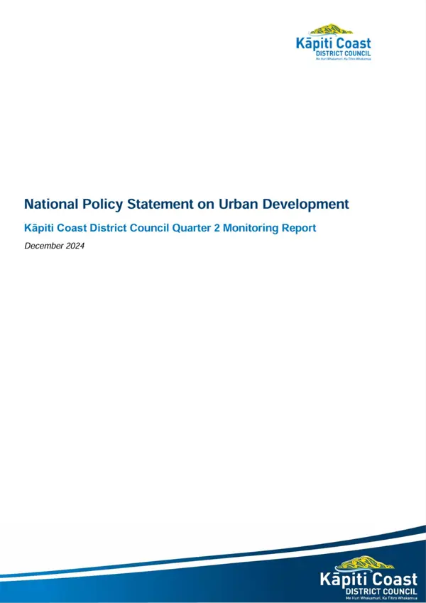 National Policy Statement On Urban Development Monitoring Report 2024 2025 Quarter 2