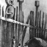 The stockade at Kenakena Pā thumbnail