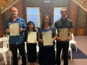 Picot-Daste family – Citizenship Ceremony, Raukawa Marae, Ōtaki, 29 January 2020