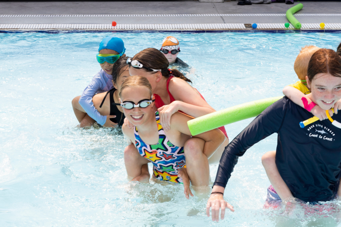 Aquatics Facilities Children Playing In Shallow Pool