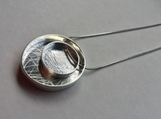 Rebecca Bond Sterling Silver Kinetic Necklace