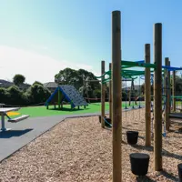 Simpson Crescent Reserve picnic table by playground thumbnail