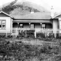 A photo of the second MacKay homestead built by the fourth son Archibald MacKay in 1910. He died in 1913 aged 59. The house burnt down in 1965. thumbnail